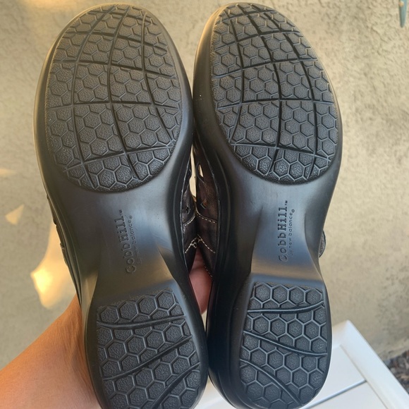 Cobb Hill by new balance clog mules brown metallic shoes size 7W - Picture 14 of 16